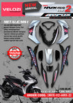 ARX2 BODY COVER SET YAMAHA AEROX 155 V2