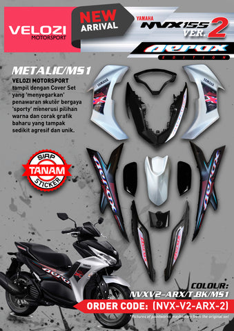 ARX2 BODY COVER SET YAMAHA AEROX 155 V2